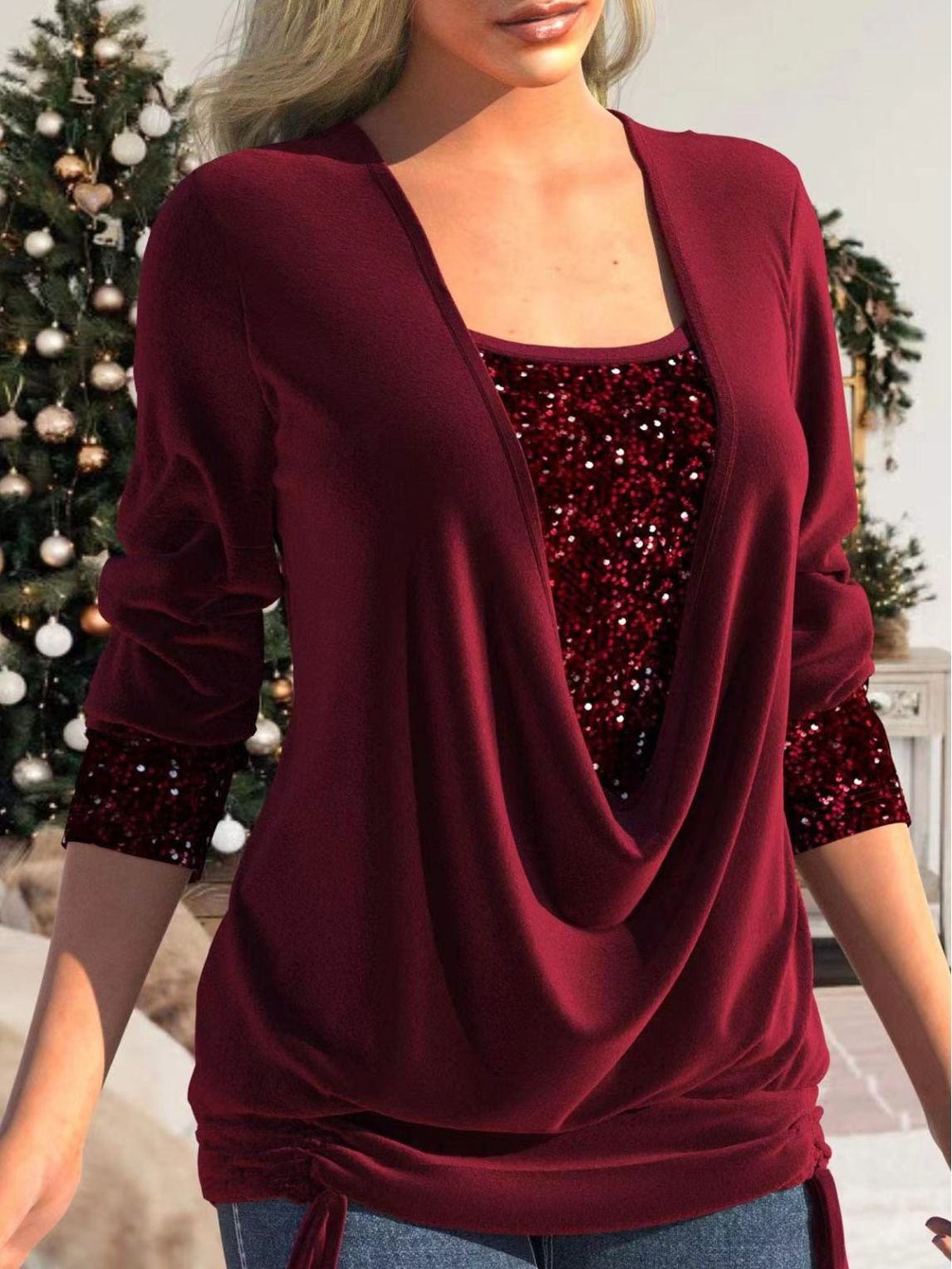 Dazzle | Pailletten glittertop