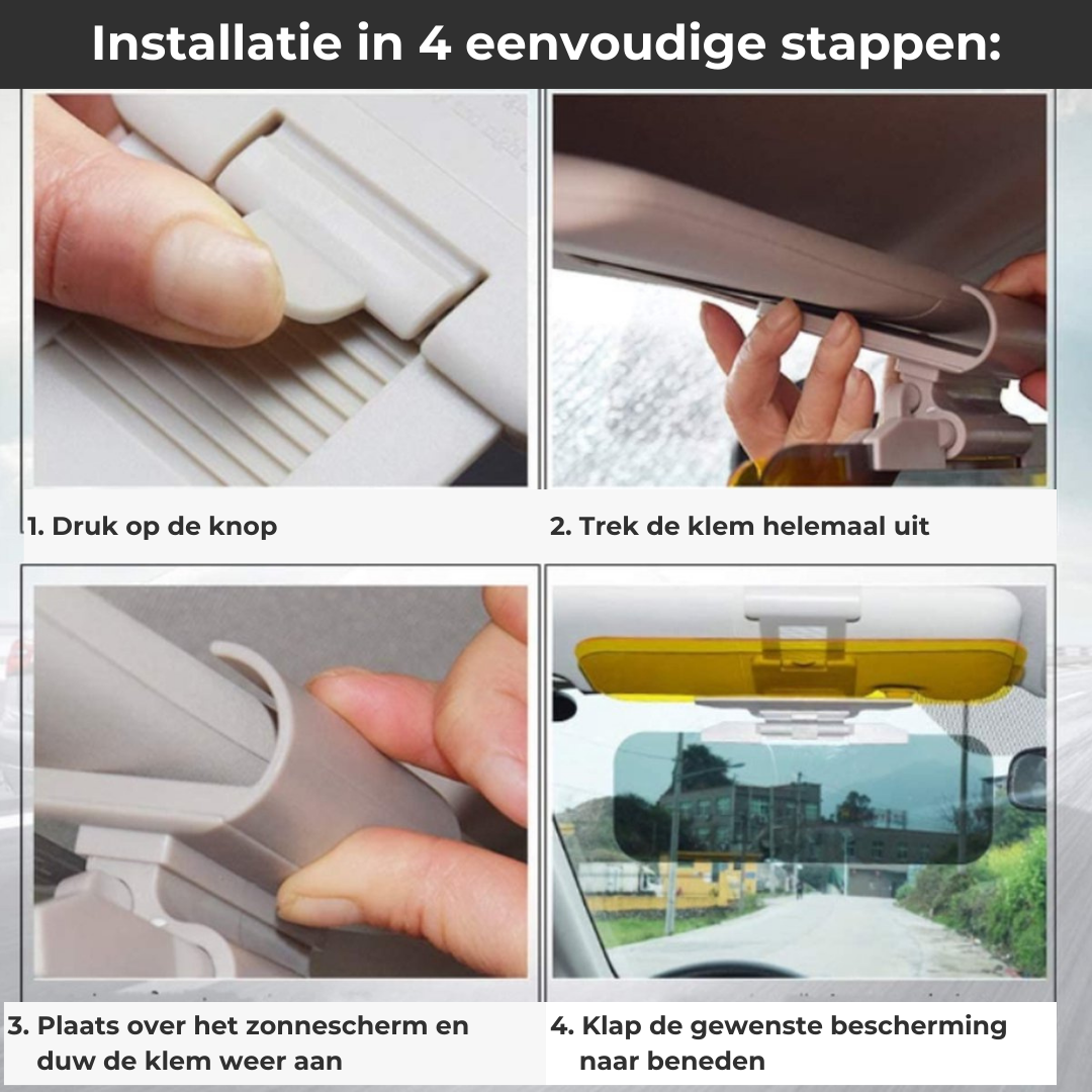 SafetyShield |Altijd Perfect Zicht – Overdag én 's Nachts