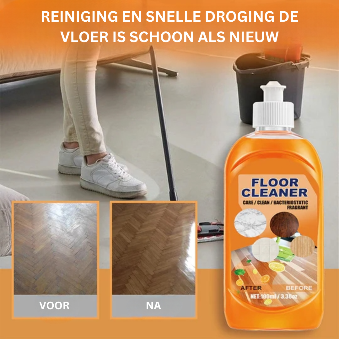 QuickShine Pro | Krachtige vloerhersteller en reiniger | 1+1 gratis