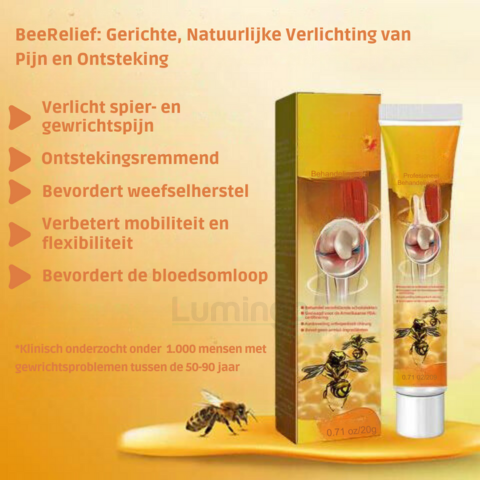Bijenreliëf | Directe Verlichting van Gewrichts- en Spierpijn | 1+1 gratis