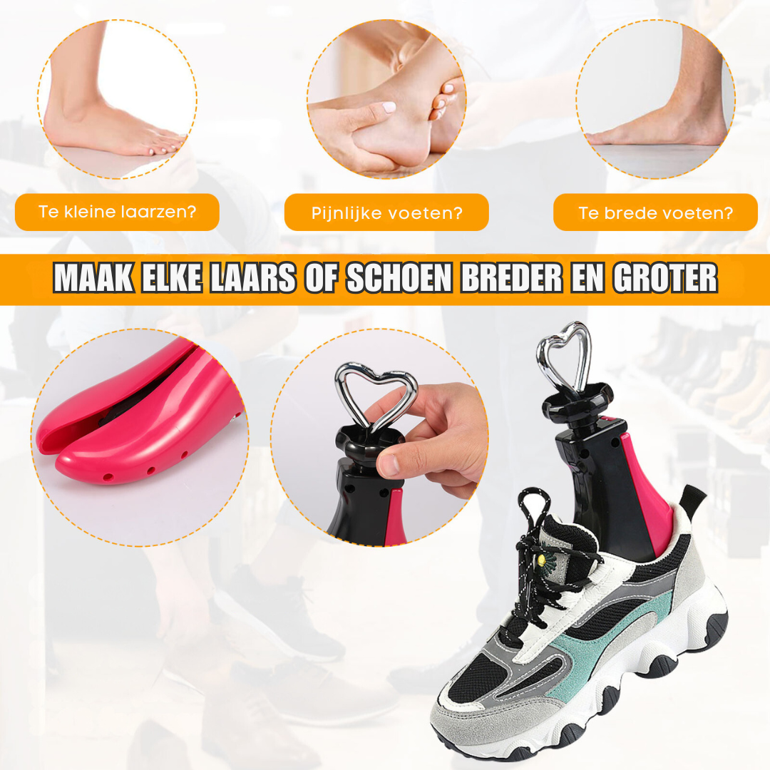 Schoenenrek | Maak elke schoen of laars passend