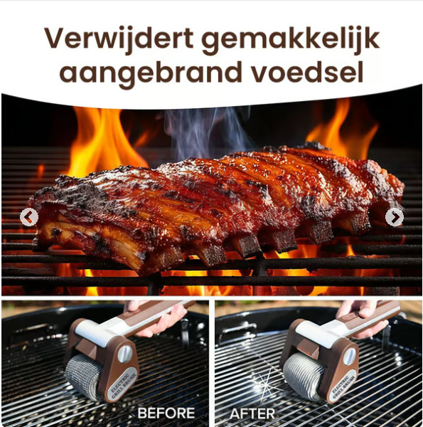 GrillCleaner Pro | De snelste, gemakkelijkste en veiligste manier om je bbq schoon te maken!