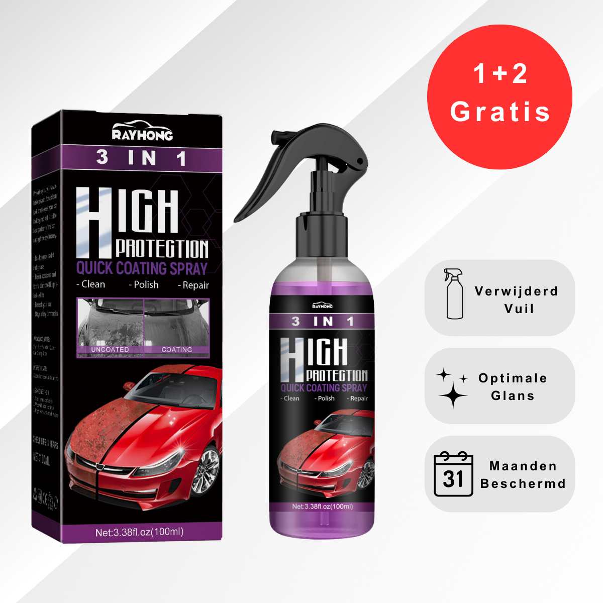 ProShield | 3in1 Nanospray | 1+2 Gratis