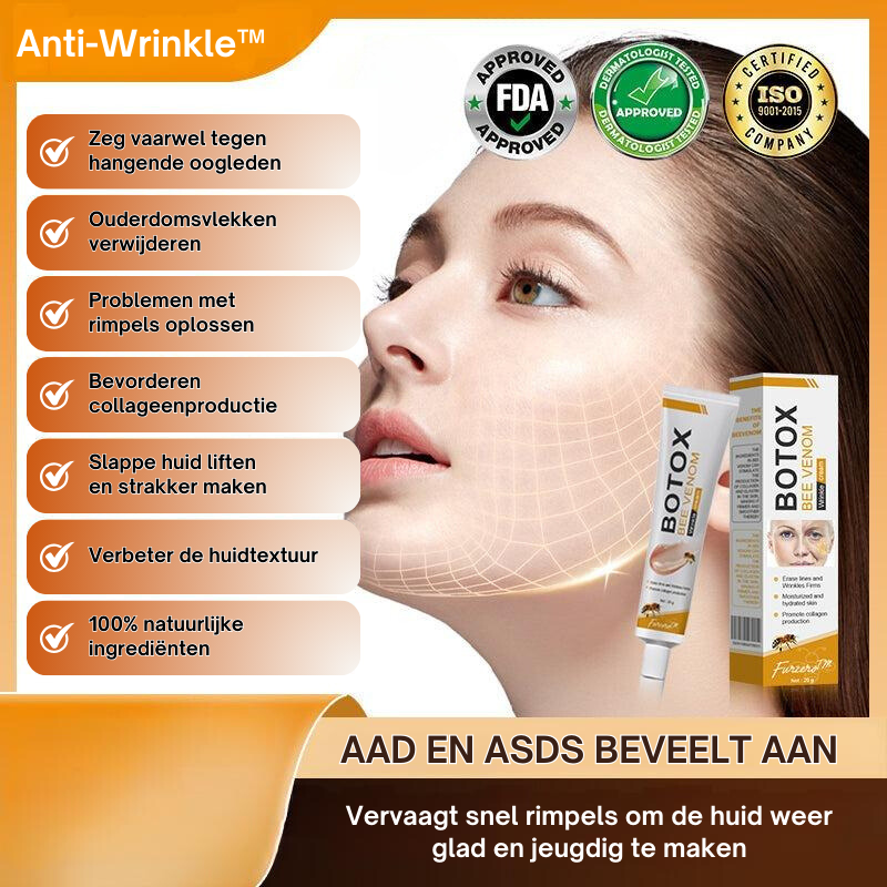 Antirimpel™ | Botox Rimpelverwijdering Crème | 1+1 gratis