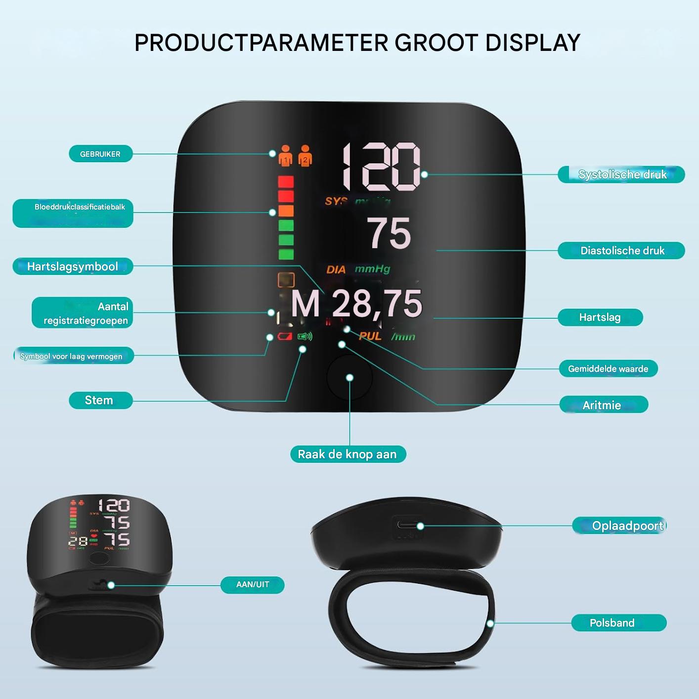 PulseMate™ Pro | Maak kennis met je bloeddruk in 30 seconden