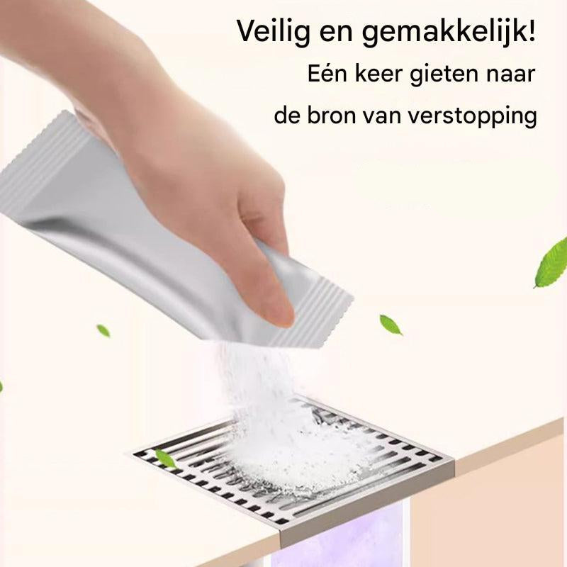 PowerDrain | Ontstop en reinigt uw afvoer in seconden | 4+4 gratis