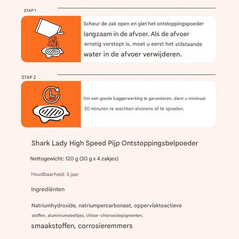 PowerDrain | Ontstop en reinigt uw afvoer in seconden | 4+4 gratis